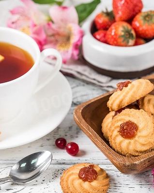 Сдобное печенье курабье