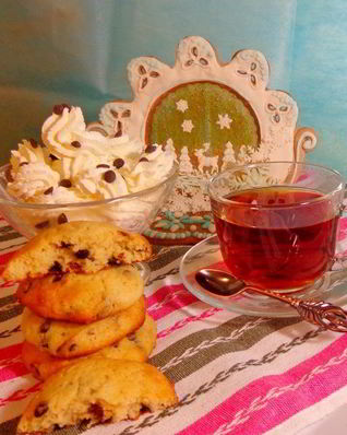 Шоколадное печенье на маскарпоне