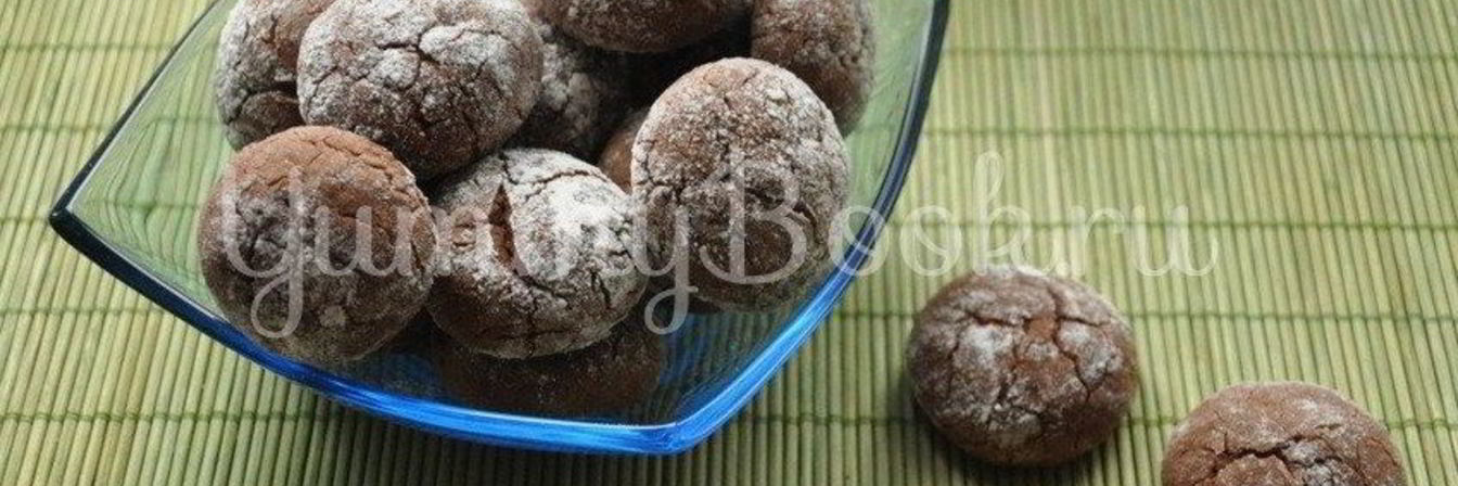 Шоколадное печенье Трещинки