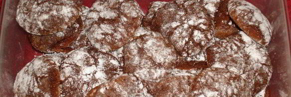 шоколадное печенье трещинки