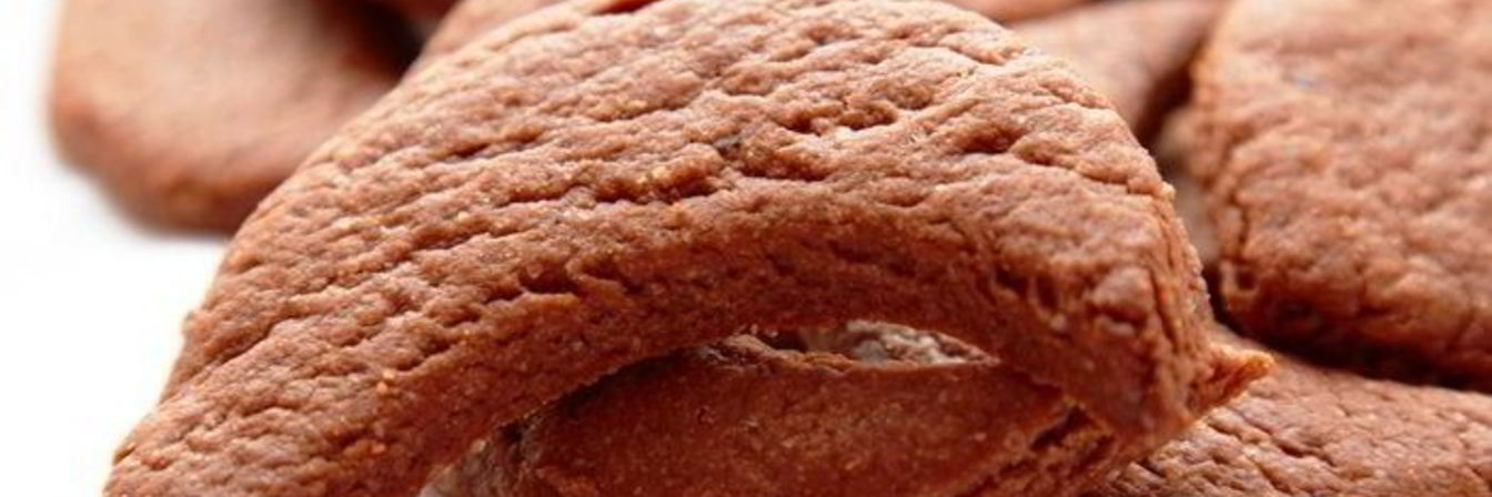 Шоколадное песочное печенье