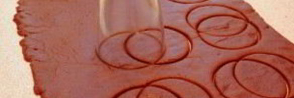 шоколадное песочное печенье