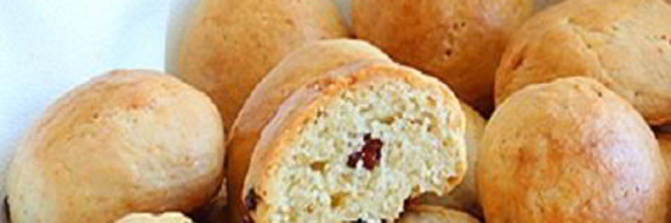 Сливочное печенье с изюмом