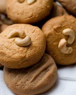 Сливочное печенье с кешью