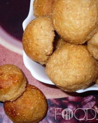 Творожно-банановое печенье