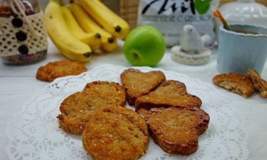 Рецепт творожного печенья с отрубями