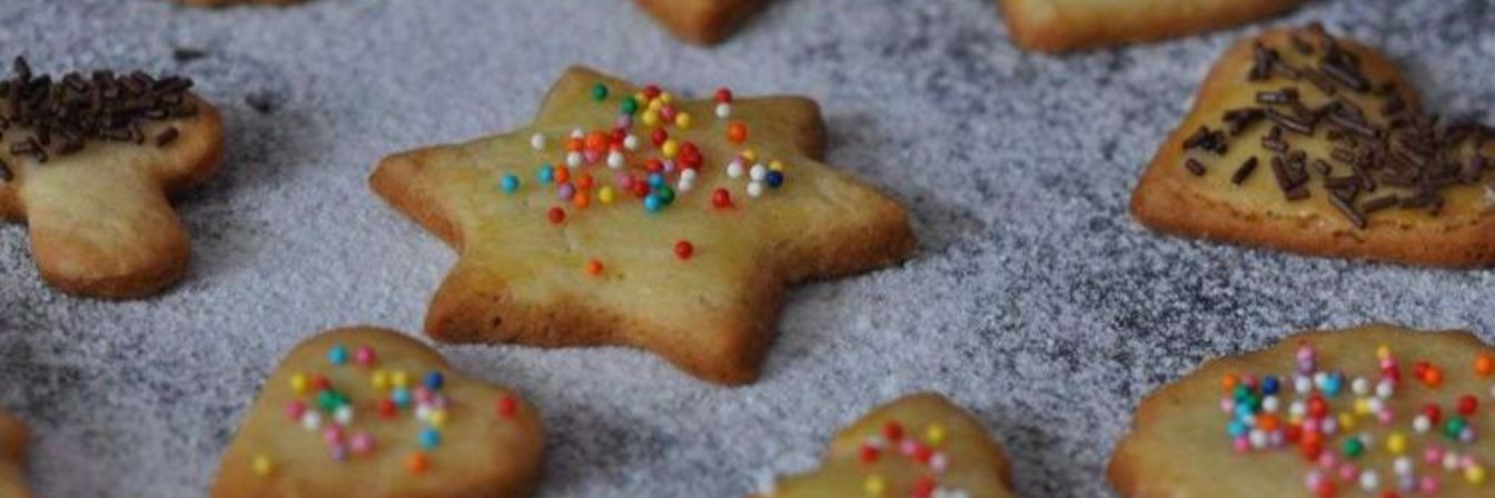 Ванильное печенье из песочного теста