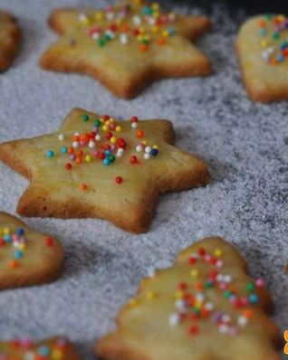 Ванильное печенье из песочного теста