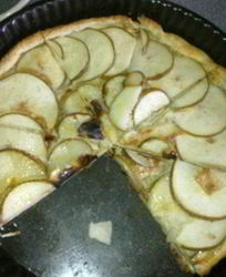 Быстрый грушевый пирог