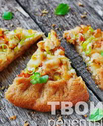 Быстрый пирог с рыбой