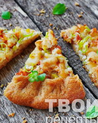 Быстрый пирог с рыбой