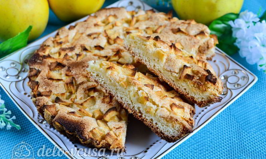 Рецепт быстрого яблочного пирога