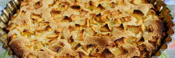 быстрый яблочный пирог