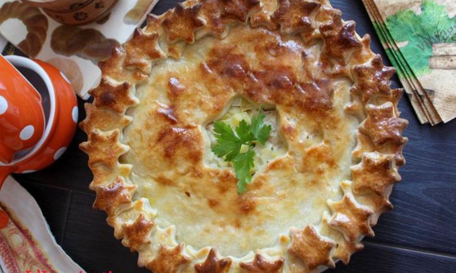 Рецепт домашнего пирога с картофелем и курицей