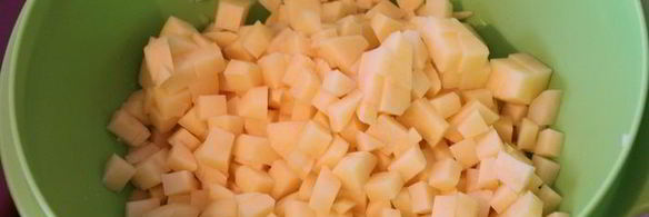 домашний пирог с картофелем и курицей