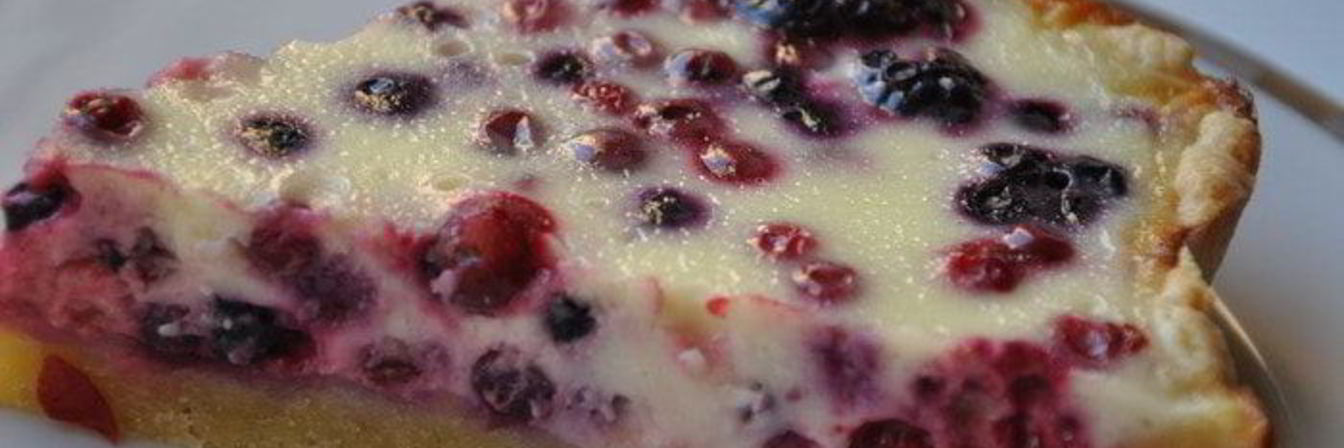 Французский киш с лесными ягодами