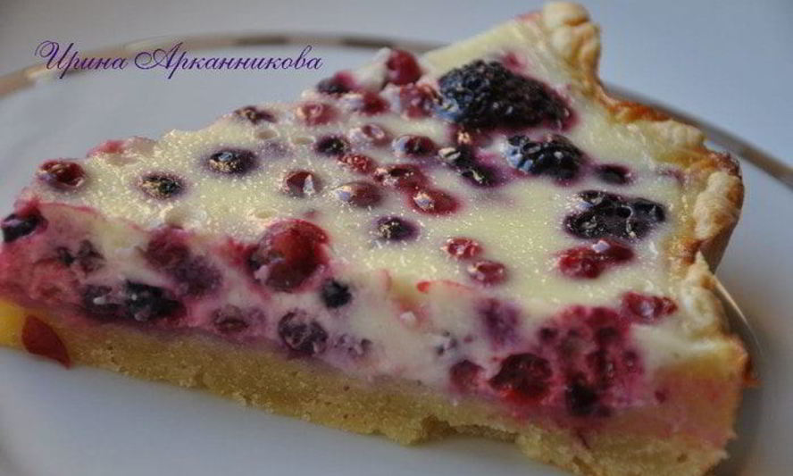 Рецепт французского киша с лесными ягодами