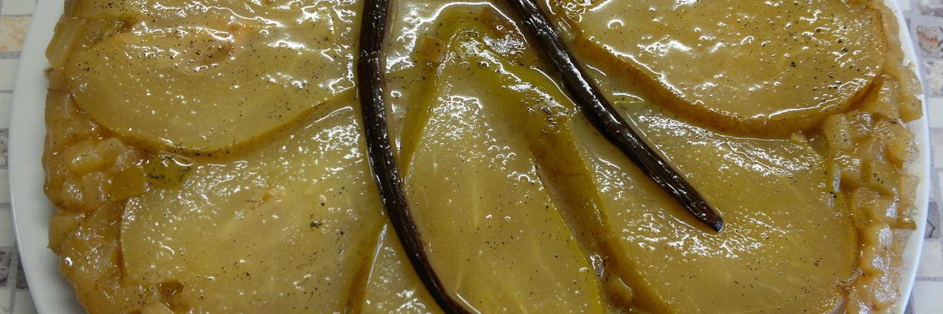 Грушевый пирог-перевертыш