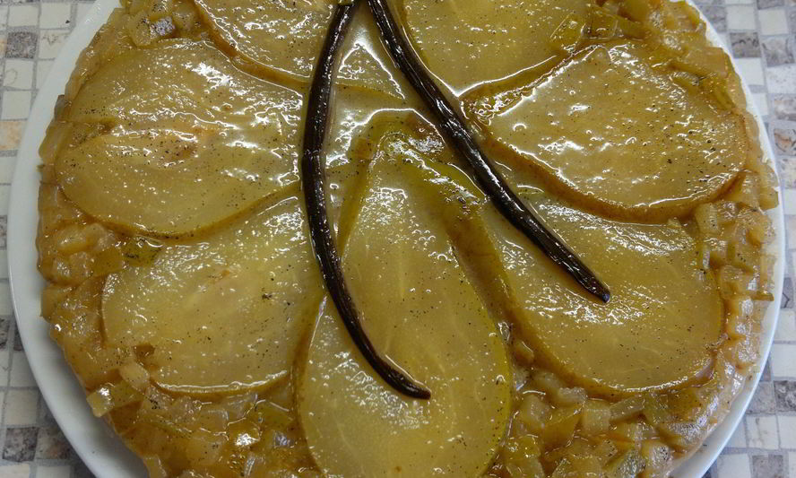 Рецепт грушевого пирога-перевертыша