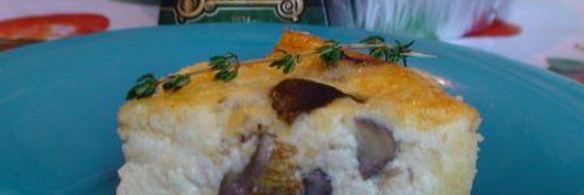 инжирный киш с каштанами под сыром джюгас