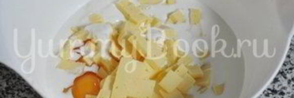 киш с курицей и грибами