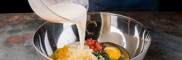 киш с тунцом