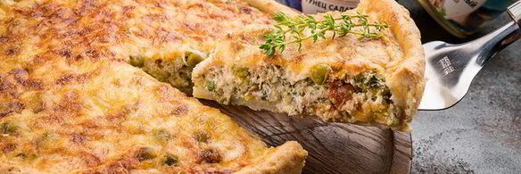 киш с тунцом