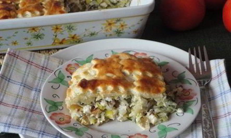 Рецепт котопиты — греческого пирога с курицей и сыром