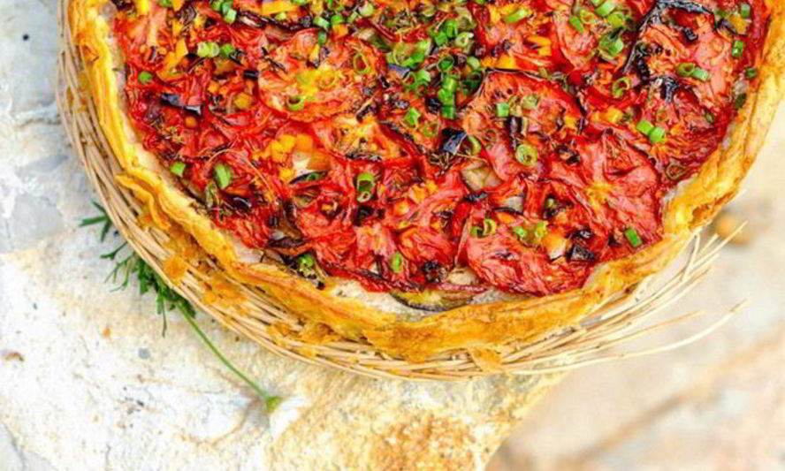 Рецепт летнего пирога с помидорами