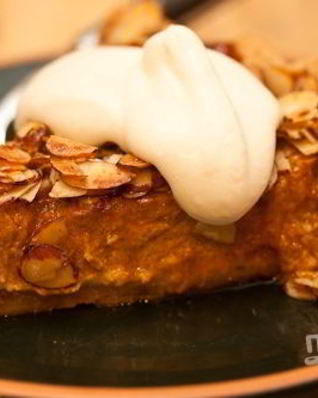 Миндально-тыквенный пирог