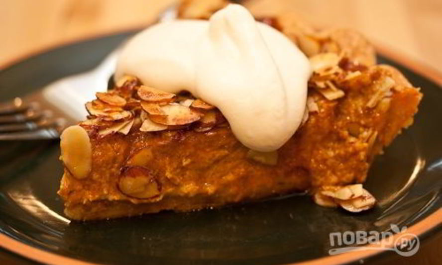 Рецепт миндально-тыквенного пирог