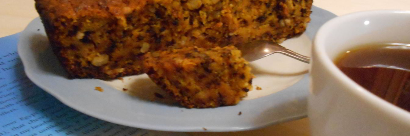 Морковный пирог с орехами