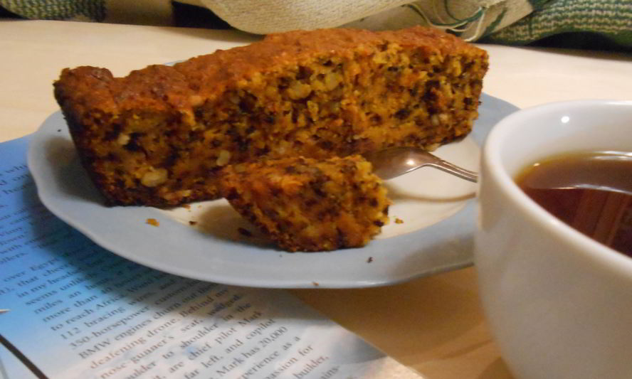 Рецепт морковного пирога с орехами