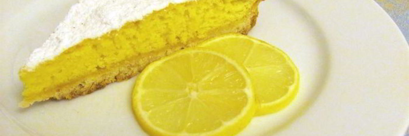 Нежный лимонный пирог