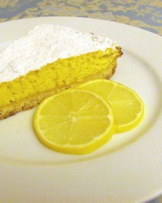 Нежный лимонный пирог