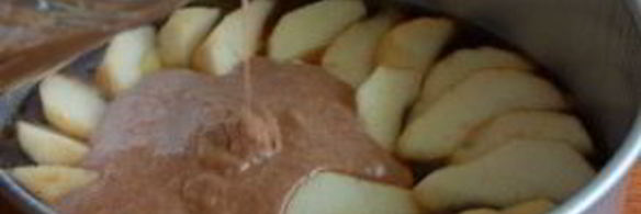 перевернутый пирог с грушами