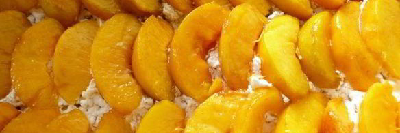 персиковый пирог