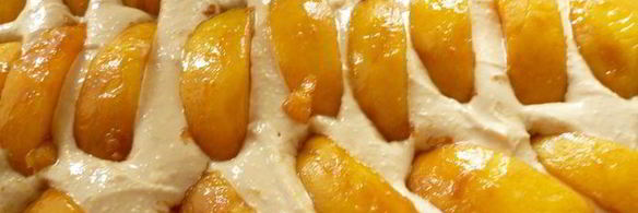 персиковый пирог