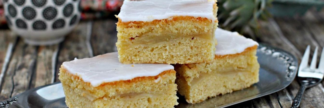 Песочный пирог с яблоками