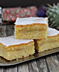 Песочный пирог с яблоками