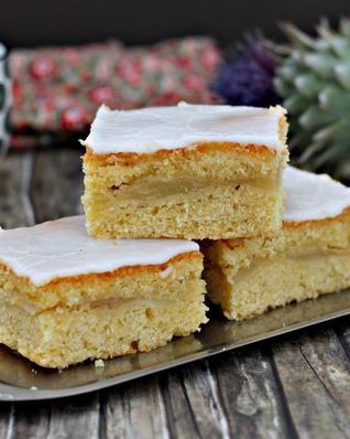 Песочный пирог с яблоками