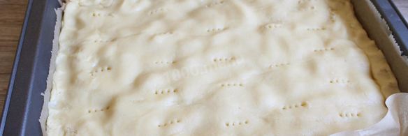 песочный пирог с яблоками