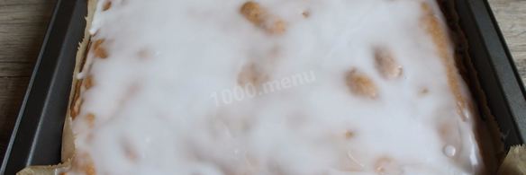 песочный пирог с яблоками