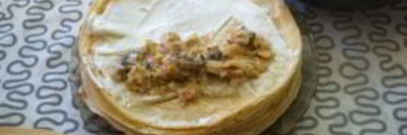 пирог блинный с курицей