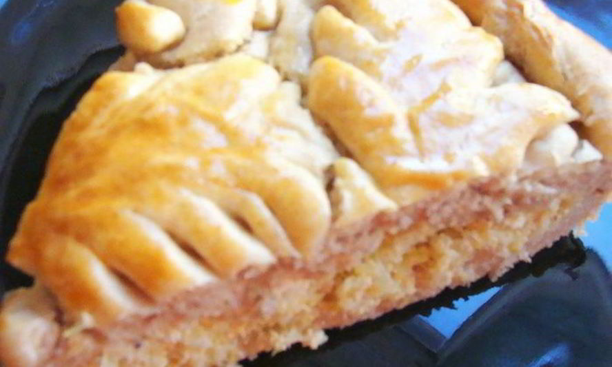 Рецепт пирога из цельнозерновой муки с капустой и домашним сыром