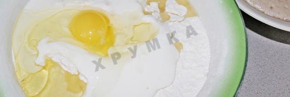 пирог хризантема с фаршем и сыром