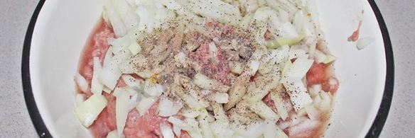 пирог хризантема с фаршем и сыром