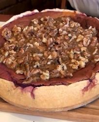 Пирог с бататом и карамелью