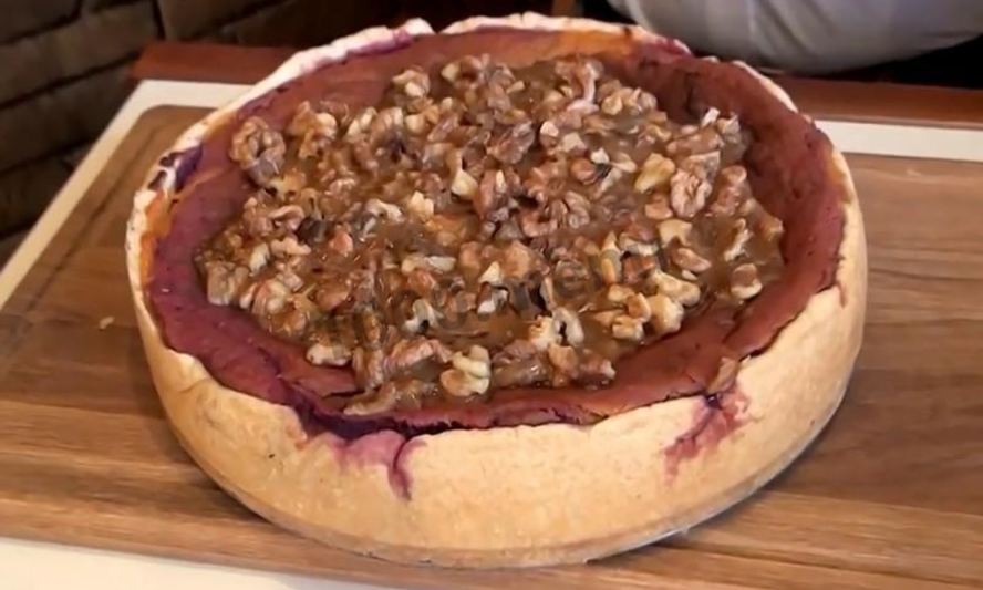 Рецепт пирога с бататом и карамелью