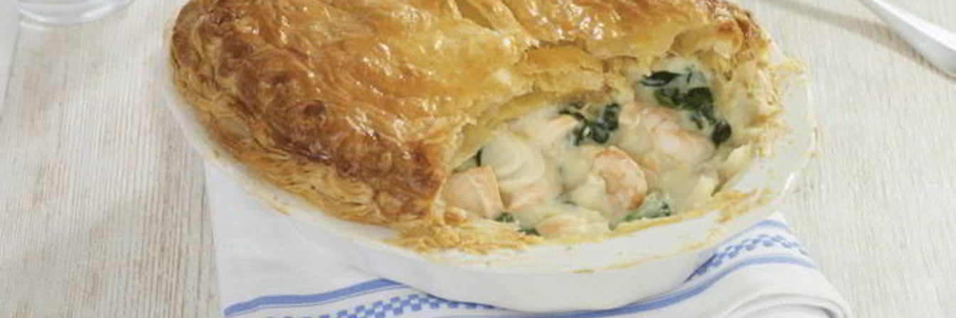 Пирог с форелью